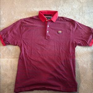Tommy Hilfiger Red Polo Shirt with Sporty Elegance